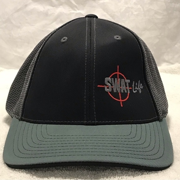 Black and Gray Trucker Hat - Picture 15 of 16